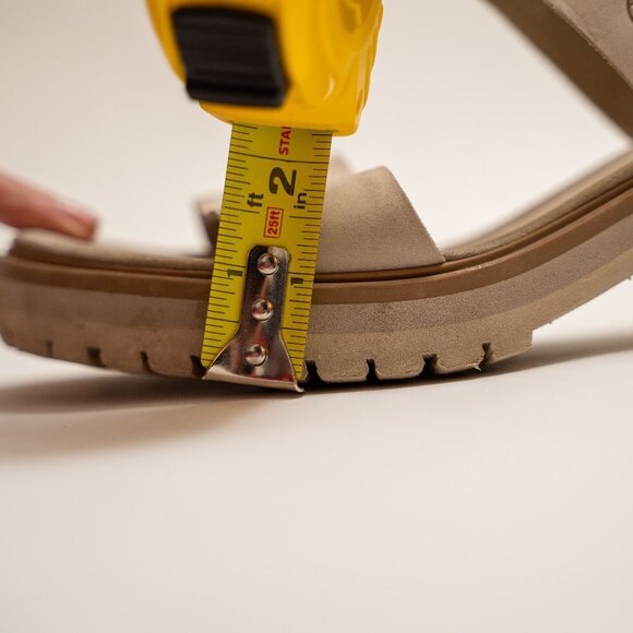 TIMBERLAND Suede Stacked Heel Sandals - Picture 11 of 11
